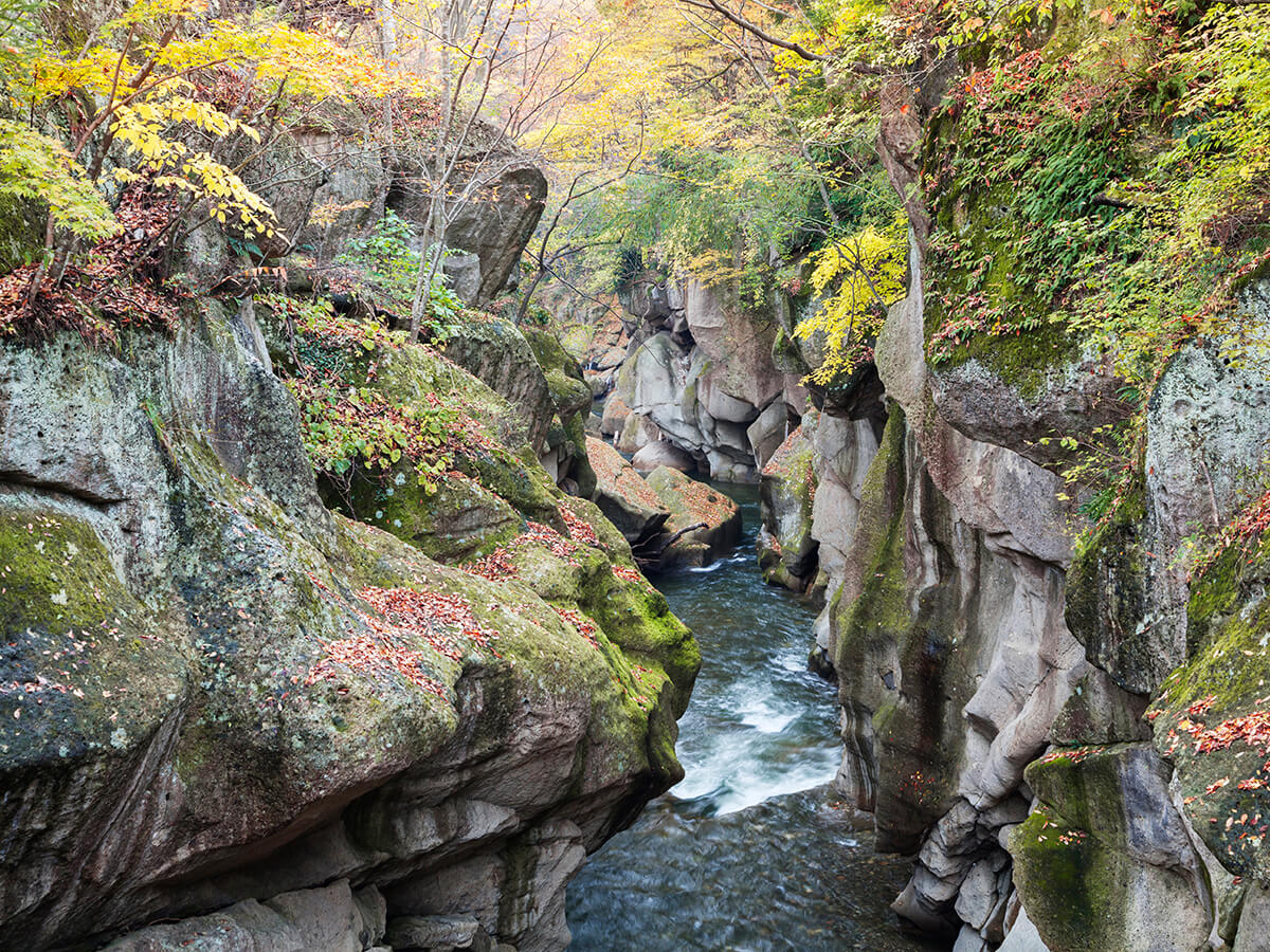 Akiu Onsenkyo Hot Springs (Akiu Otaki Falls, Rairai-kyo Gorge)_1