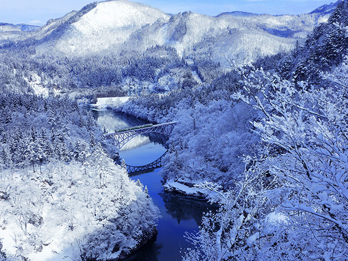 No.1 Tadami Bridge View Spot_1