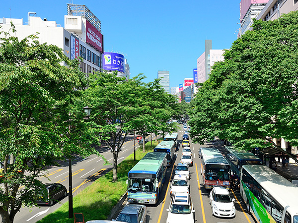 Downtown Sendai City